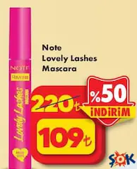 NOTE LOVELY LASHES MASCARA / MASKARA